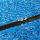 Table low neo classic bronze brass and Portoro marble