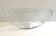 Vase Container Tealight Holder Thick Glass Hammered Half Moon Design