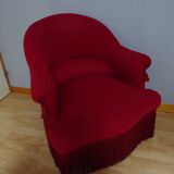 Red toad armchair vintage top