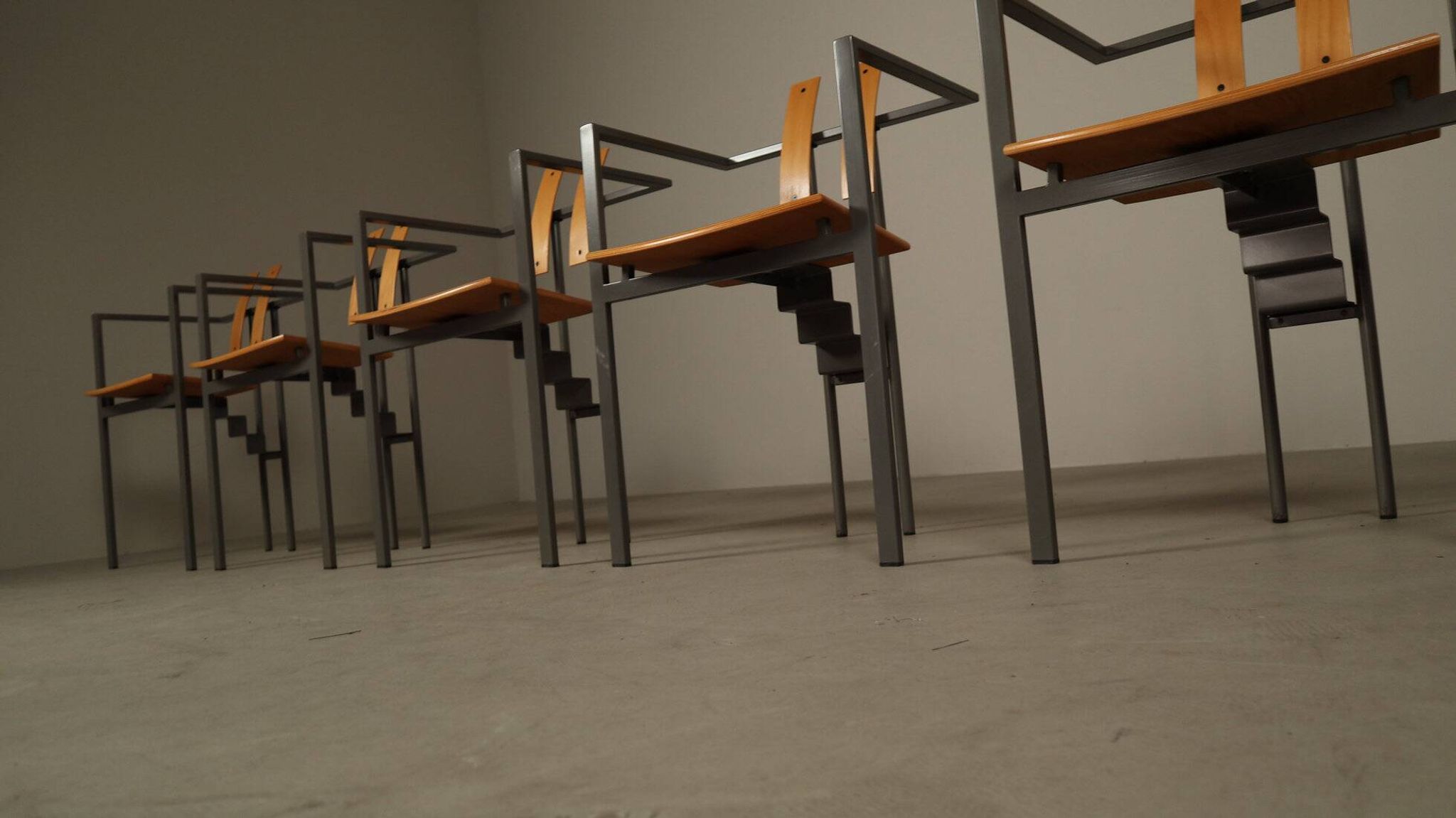 Set of six Trix chairs by Karl-Friedrich Förster for KFF, Germany, 1980s