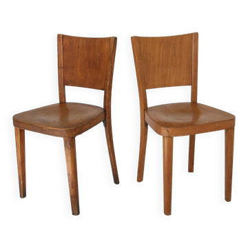 Set of Antique bentwood dining chairs from Thonet, 1930