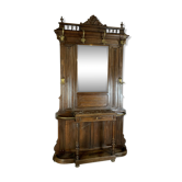 Renaissance coat holder in solid oak