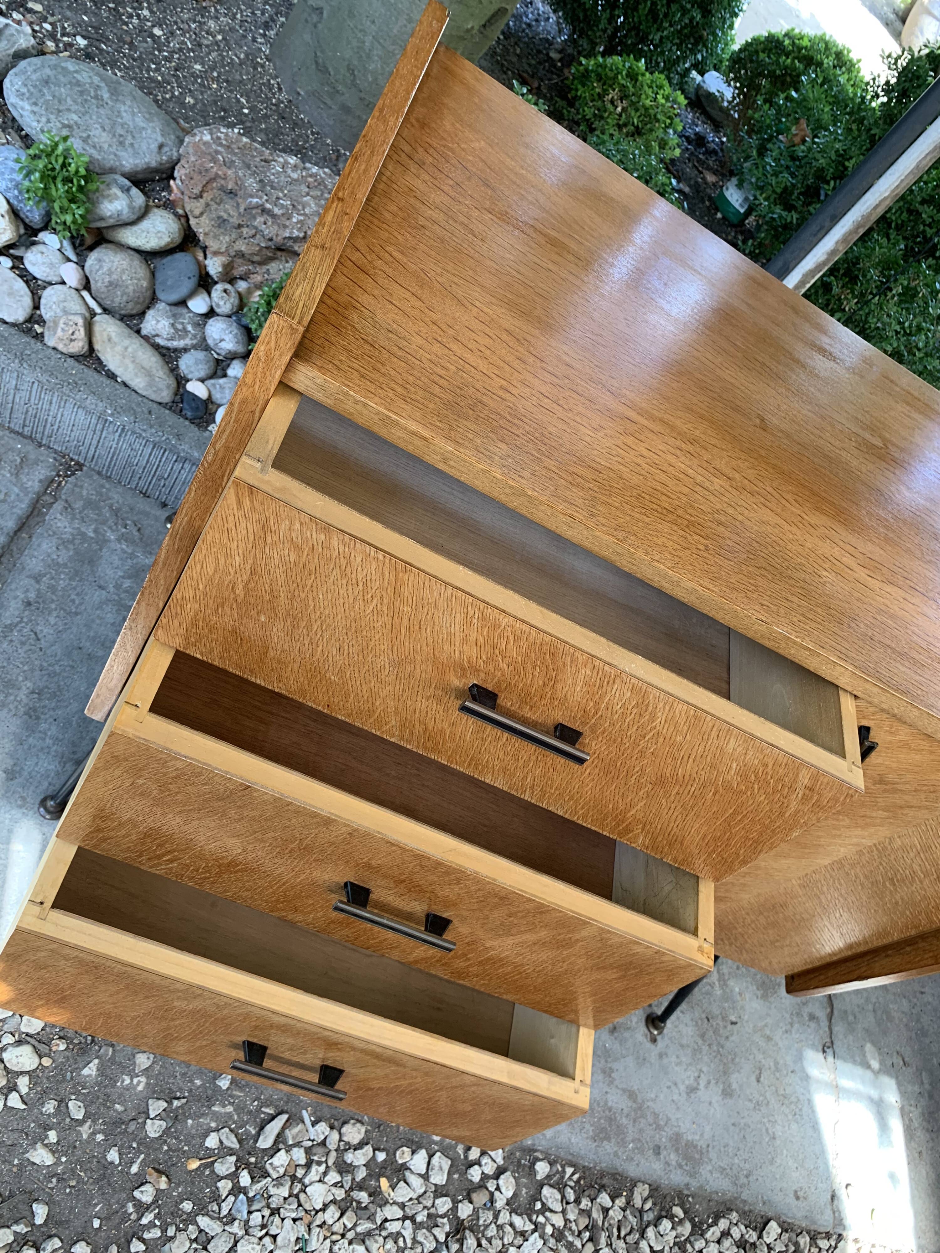Buffet commode pieds compas 50’s