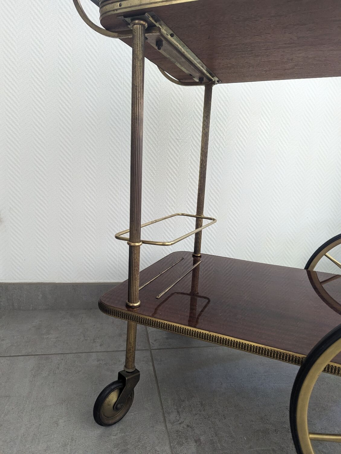Vintage bar trolley