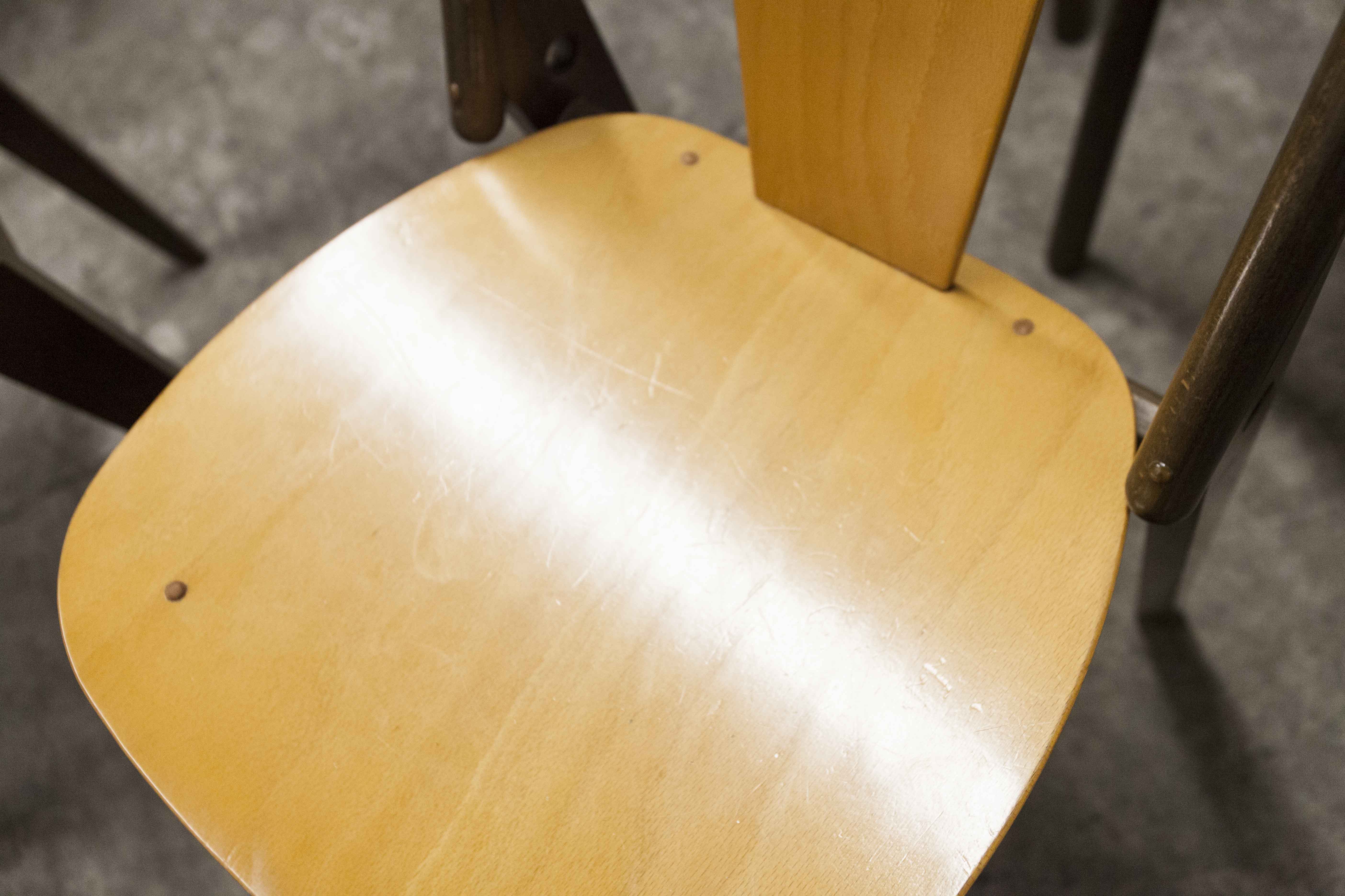 6 Baumann "transit" chairs 1990s