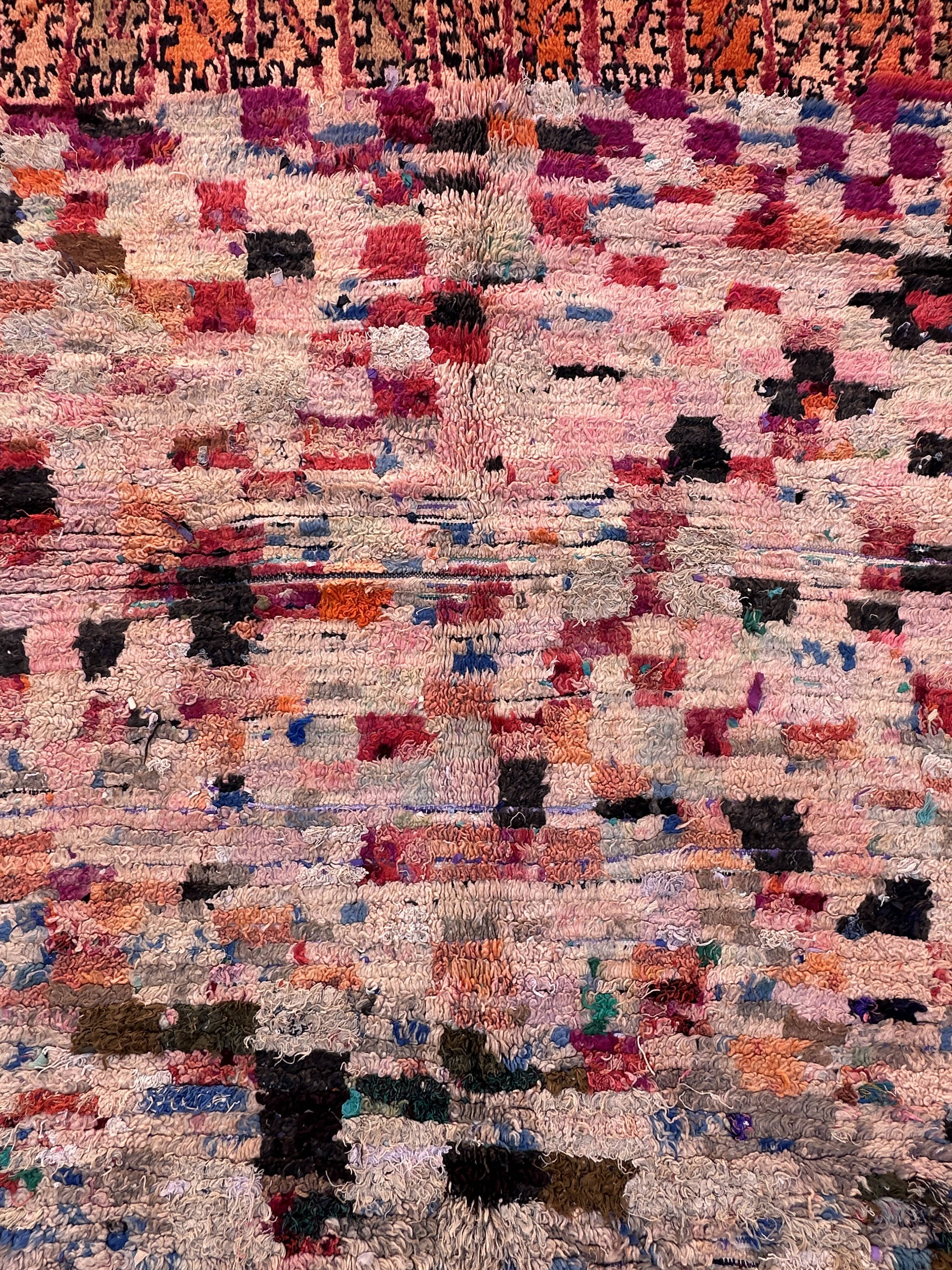 Colorful Boujad Moroccan rug - 200 x 179 cm