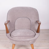Model 345 Armchairs by J.Jędrychowicz & K.Racinowski for Poznan Furniture Factory, 1950s, Set of 2