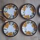 Set of 6 Paradisio dessert plates Boch 1966