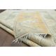 Vintage Turkish Oushak Handmade Wool Cotton Beige Area Rug 162x242
