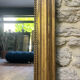 Miroir Louis-Philippe perlé 151/111,5cm doré à la feuille d’or, glace 