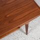 Table basse danoise du milieu du siècle en teck par Johannes Andersen pour Silkeborg