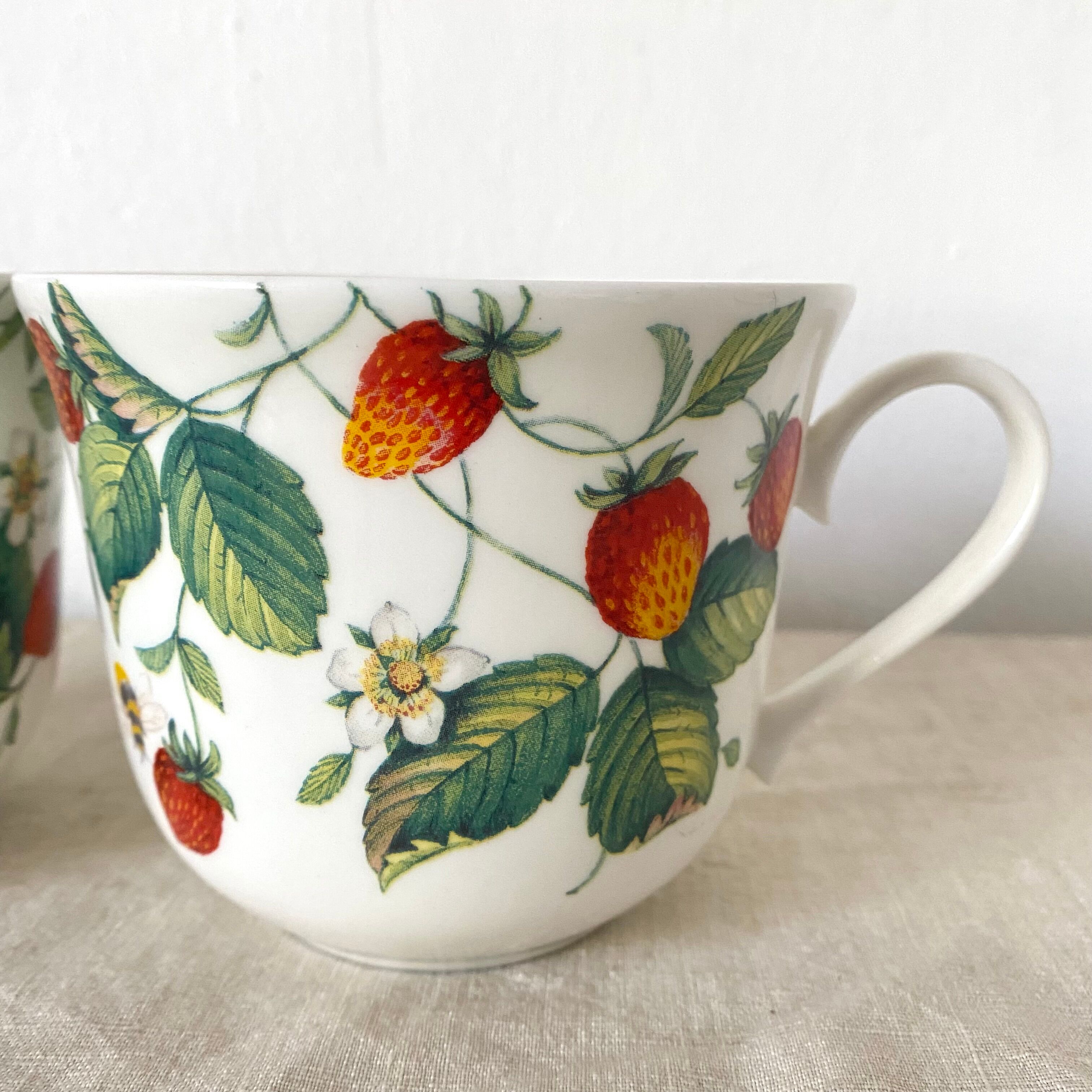 Porcelain tea cups made in England