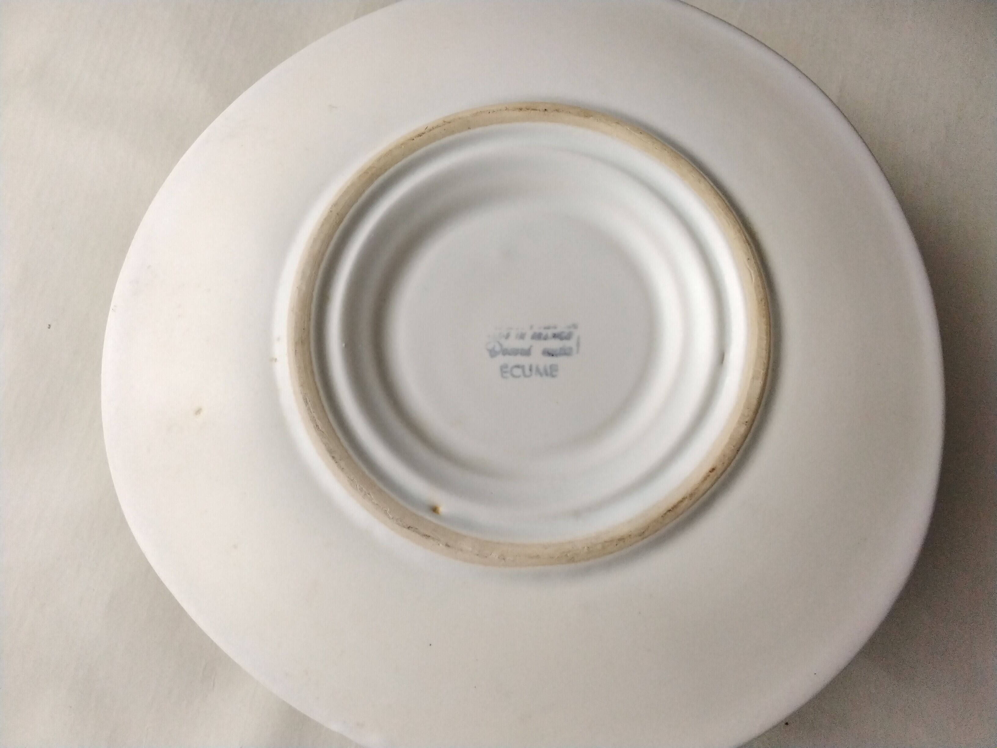 Niderviller ceramic gravy boat Ecume model