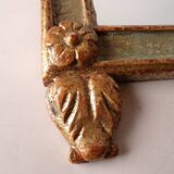 Hand carved wooden mirror