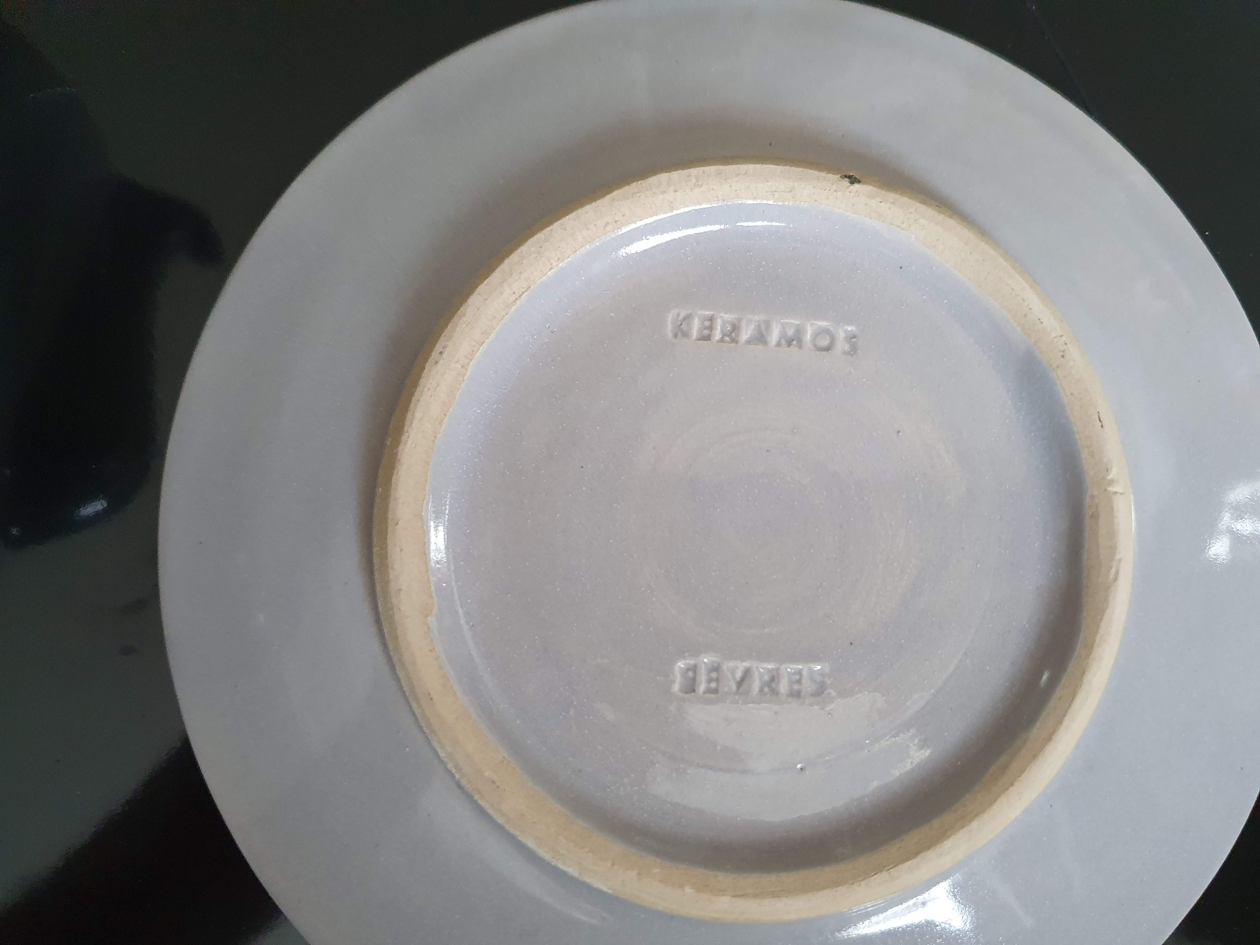 Tea service Keramos Sèvres