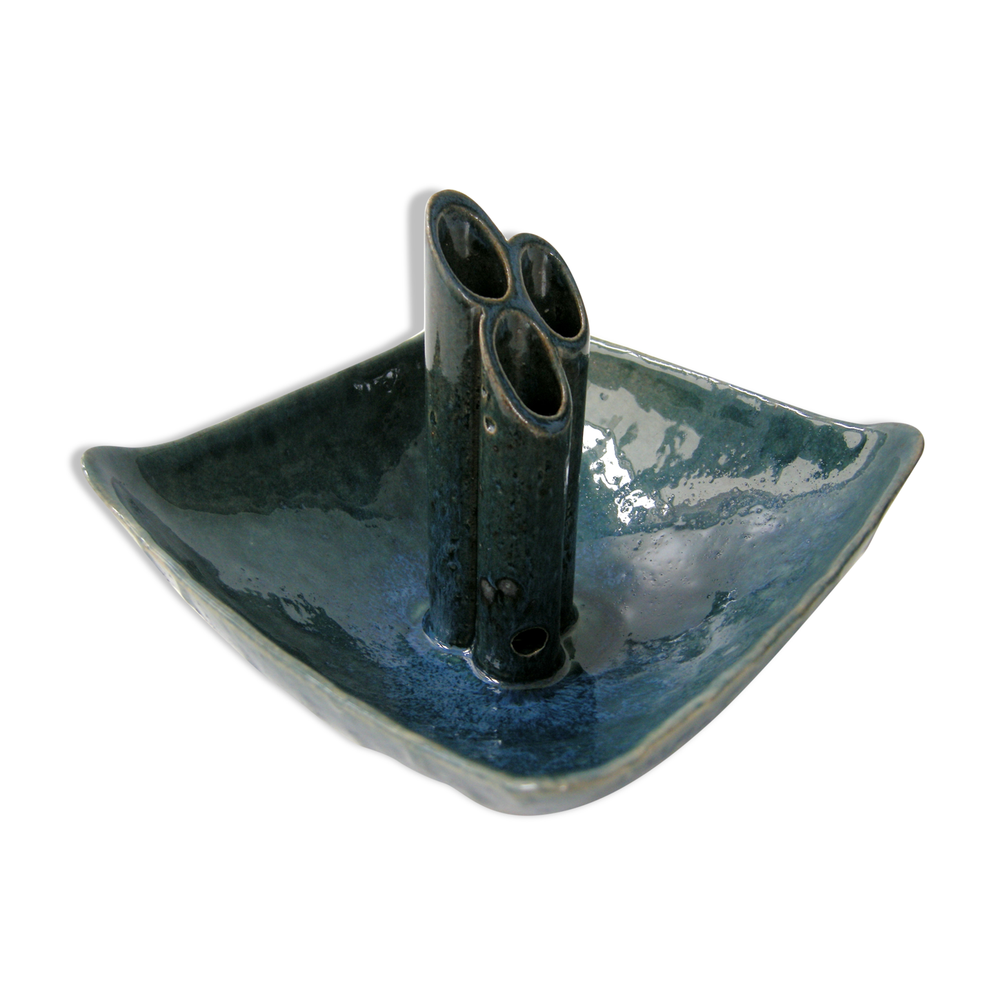 Vintage stoneware vase 1970