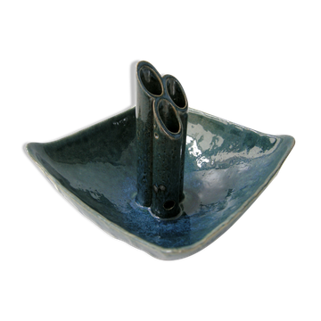 Vase en grès vintage 1970