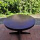 Round table with extension Baumann central foot 1970