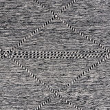 Berber carpet black zanafi 145x260 cm
