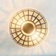 Large Mid-Century Glass Ceiling Light from Limburg, Germany, 1960s