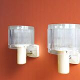 Set of 2 mid century modern wall sconce lamps new