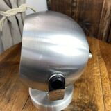 Eye Ball brushed aluminium Space Age lamp or wall light