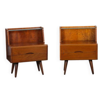 Pair of vintage bedside tables dating from the 1960s