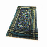 Original Abstract Scandinavian High Pile Abstract Rya Rug Carpet, Sweden, 1960s 115x195cm