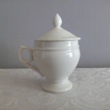 4 Porcelain cream jars