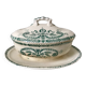 saucière Terre de Fer Longwy model Empire late nineteenth