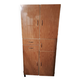 Armoire buffet formica effet bois