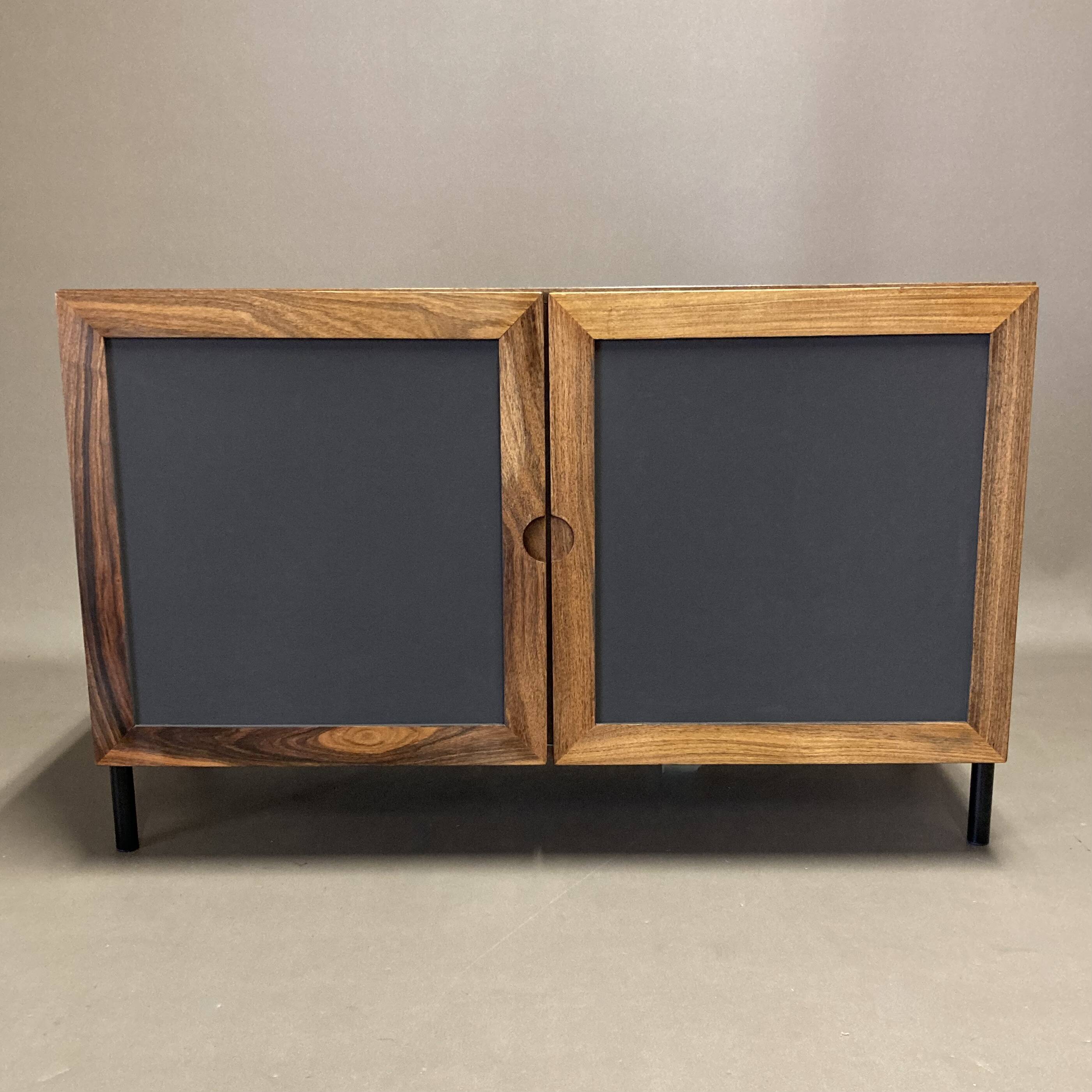 Scandinavian design rosewood chest of drawers 1950.