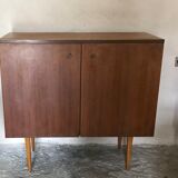 Two-door vintage free-standing buffet