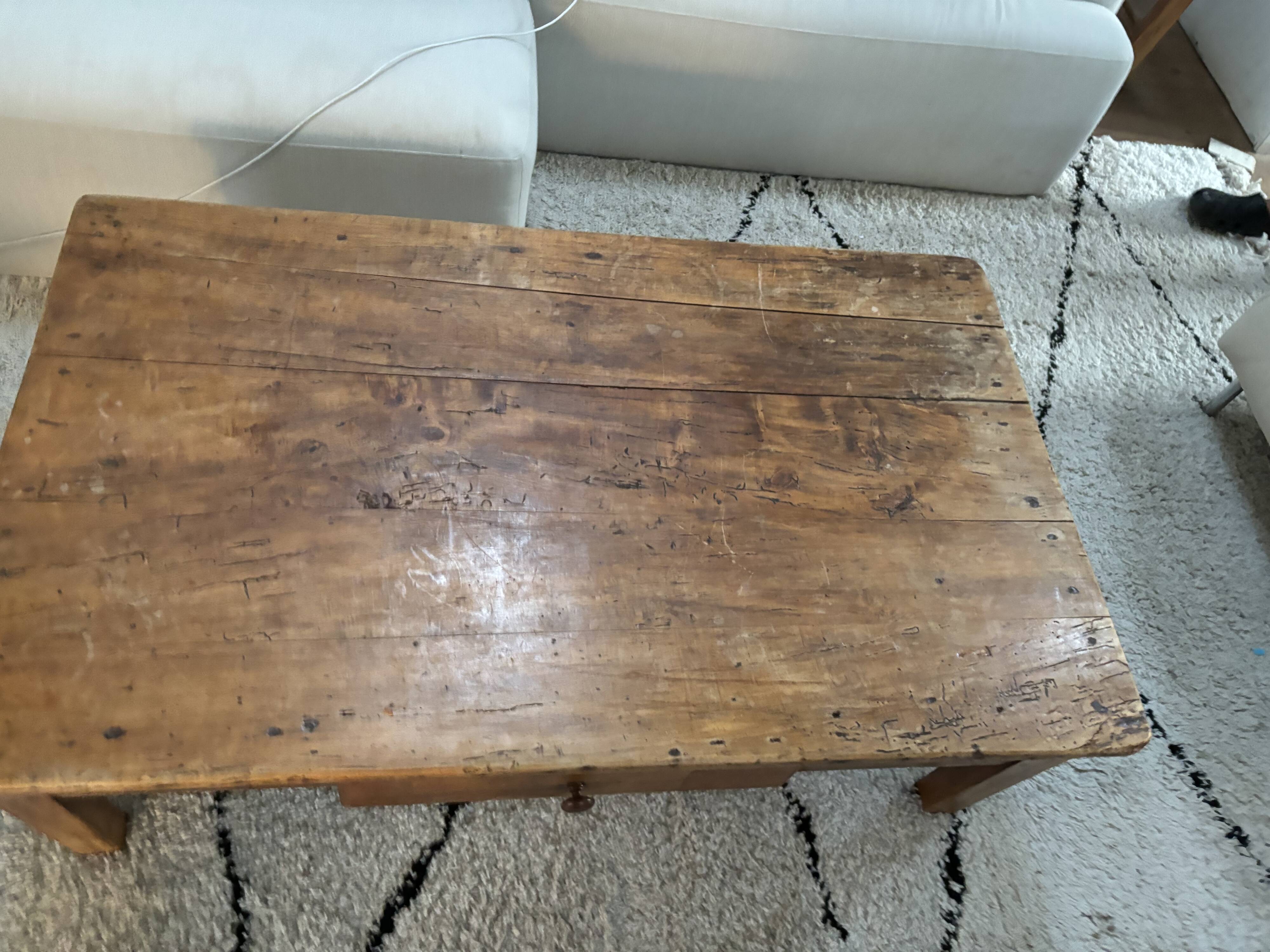 Farmhouse coffee table