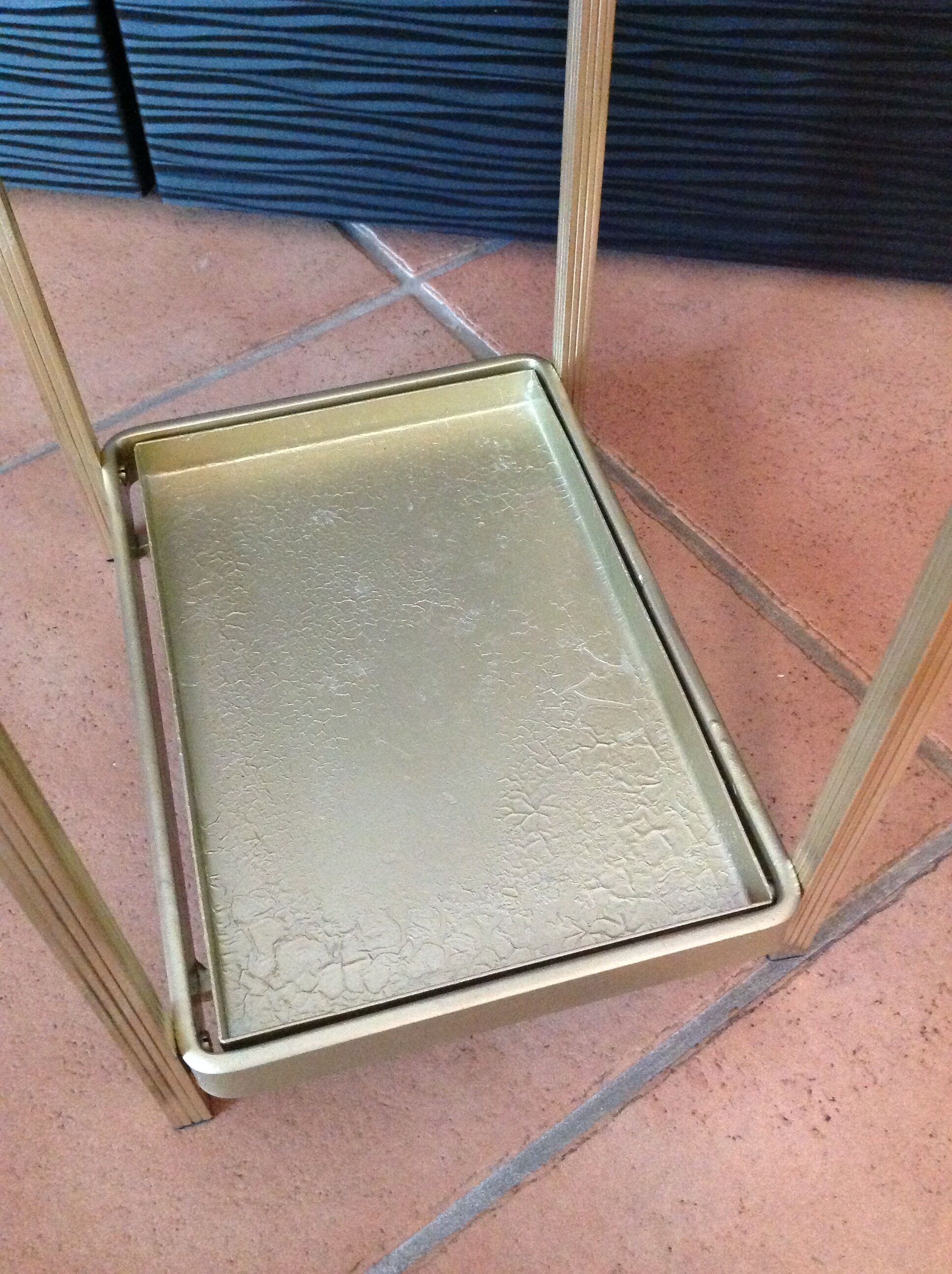 Brass umbrella holder art deco style