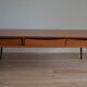 Table basse en acajou massif