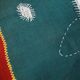 Emerald Green Handwoven Vintage Wall Hanging, Woven Wall Art, 105x123 Cm
