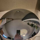 Lampe champignon chromé par Robert Sonneman,Ikea