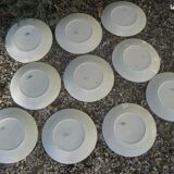 Lot of 10 plates Digoin Sarreguemines