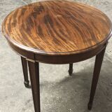 Solid mahccajou middle table louis Philippe