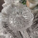 Butterfly crystal glass candy box