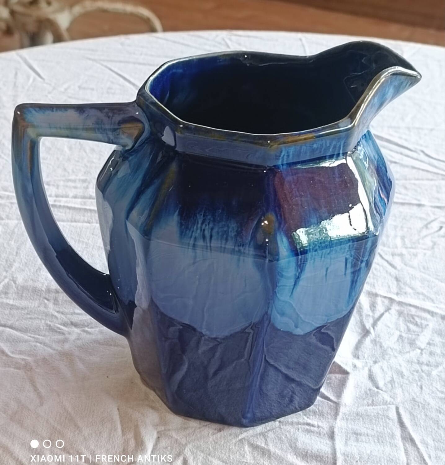 Carafe, pitcher, in French porcelain, early 20th century, 1930