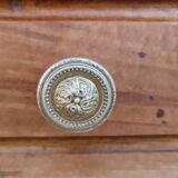 Low cabinet in blond cherry wood, Directoire style