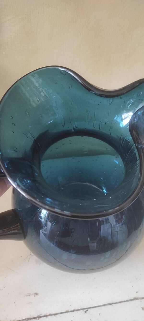 Pichet verre soufflé XXL