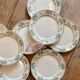 Set of 8 vintage plates in palmyre de sarreguemines iron earth (lot 3)