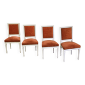 Ensemble de 4 chaises style Louis XVI 1970’s