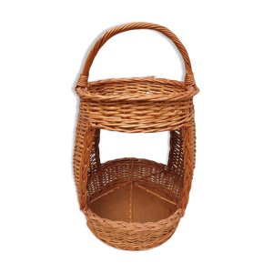 Panier vintage bar mobile