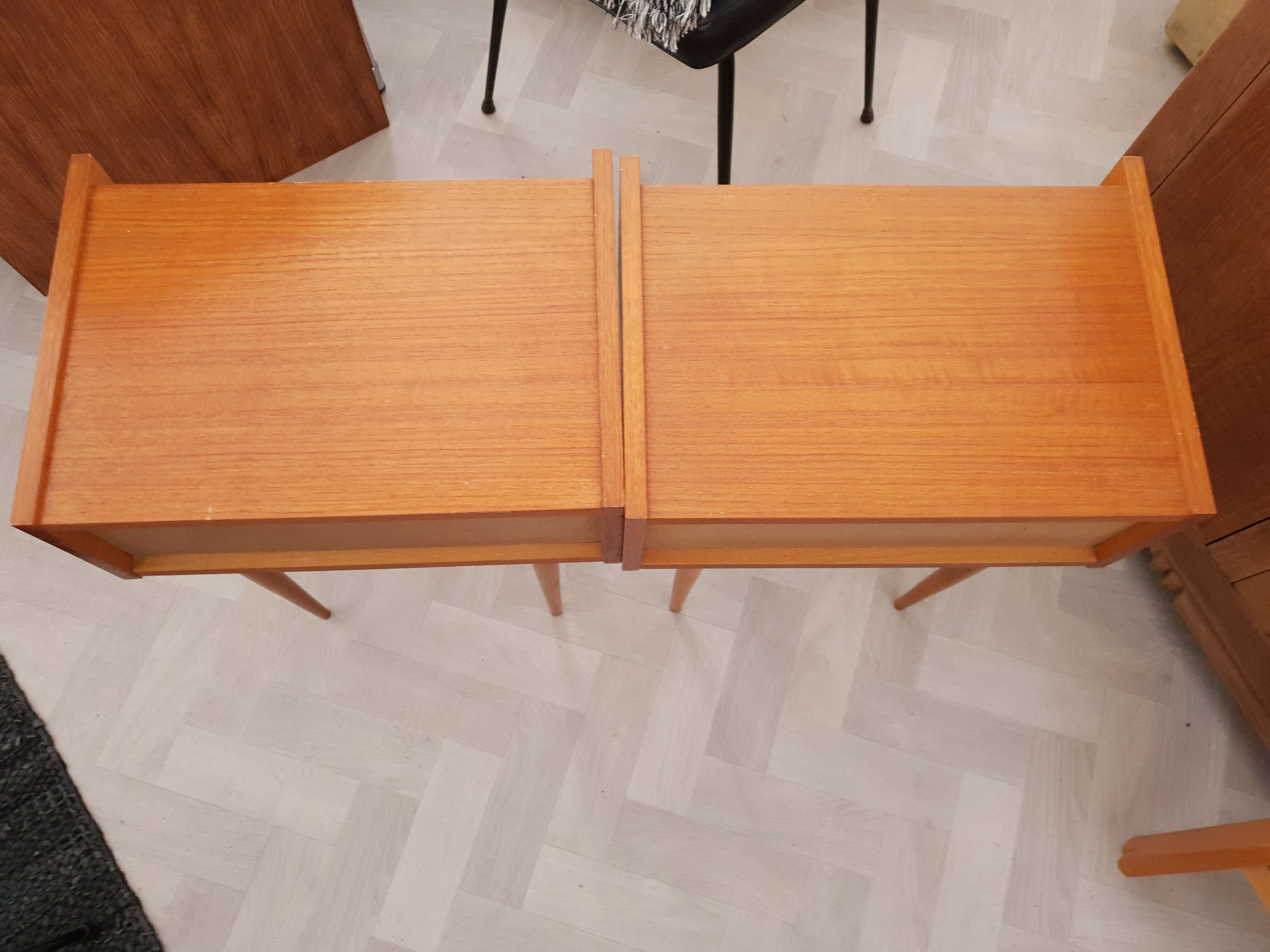 Pair of nightstands 50s