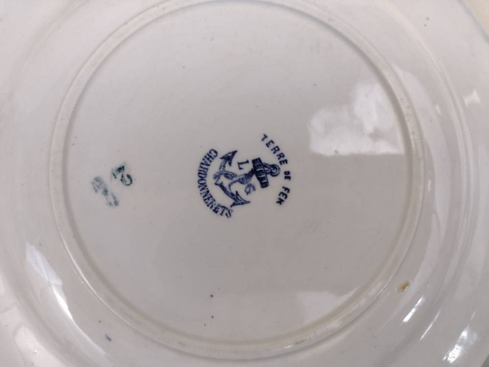 Set of 11 goldfinnets clairefontaine dessert plates