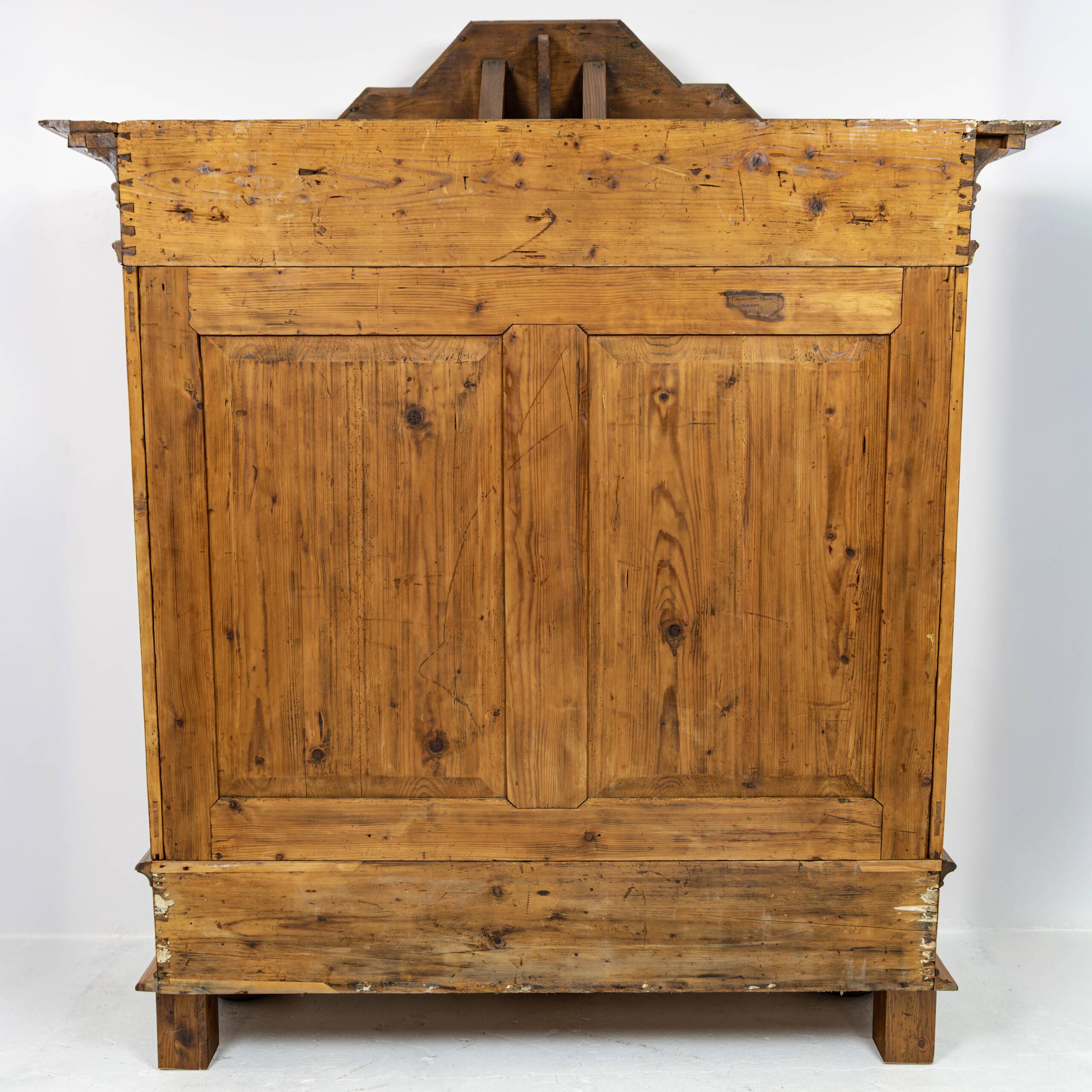 18th-century baroque wardrobe in ash - Elbląg